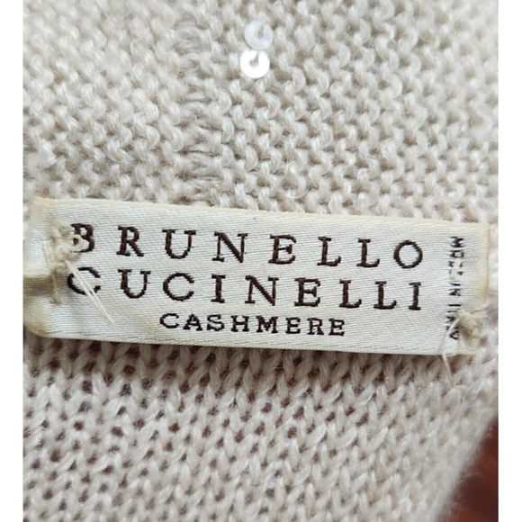 Brunello Cucinelli Cashmere Sleeveless Shawl Cardigan Speckled Knit Vest Double - Picture 12 of 14